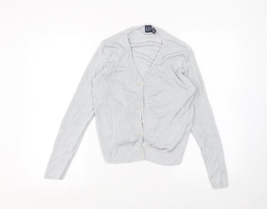 Gap Womens Silver   Cardigan Jumper Size L