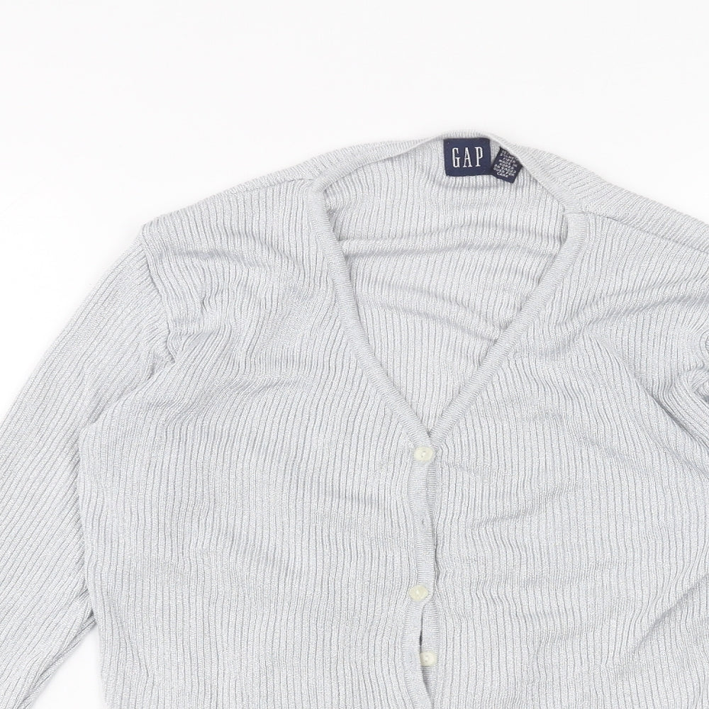 Gap Womens Silver   Cardigan Jumper Size L