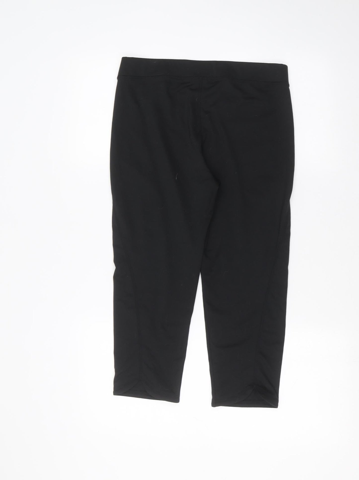 Womens UK Size M H&M  Cropped Black Leggings