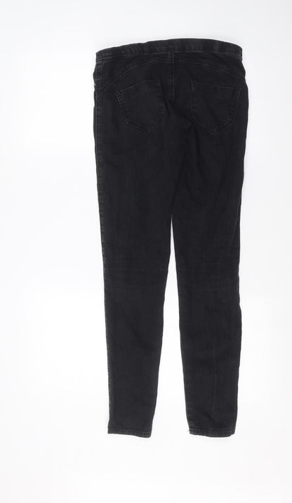 Denim & Co. Womens Black   Skinny Jeans Size 6 L27 in