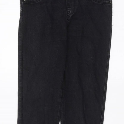 Denim & Co. Womens Black   Skinny Jeans Size 6 L27 in