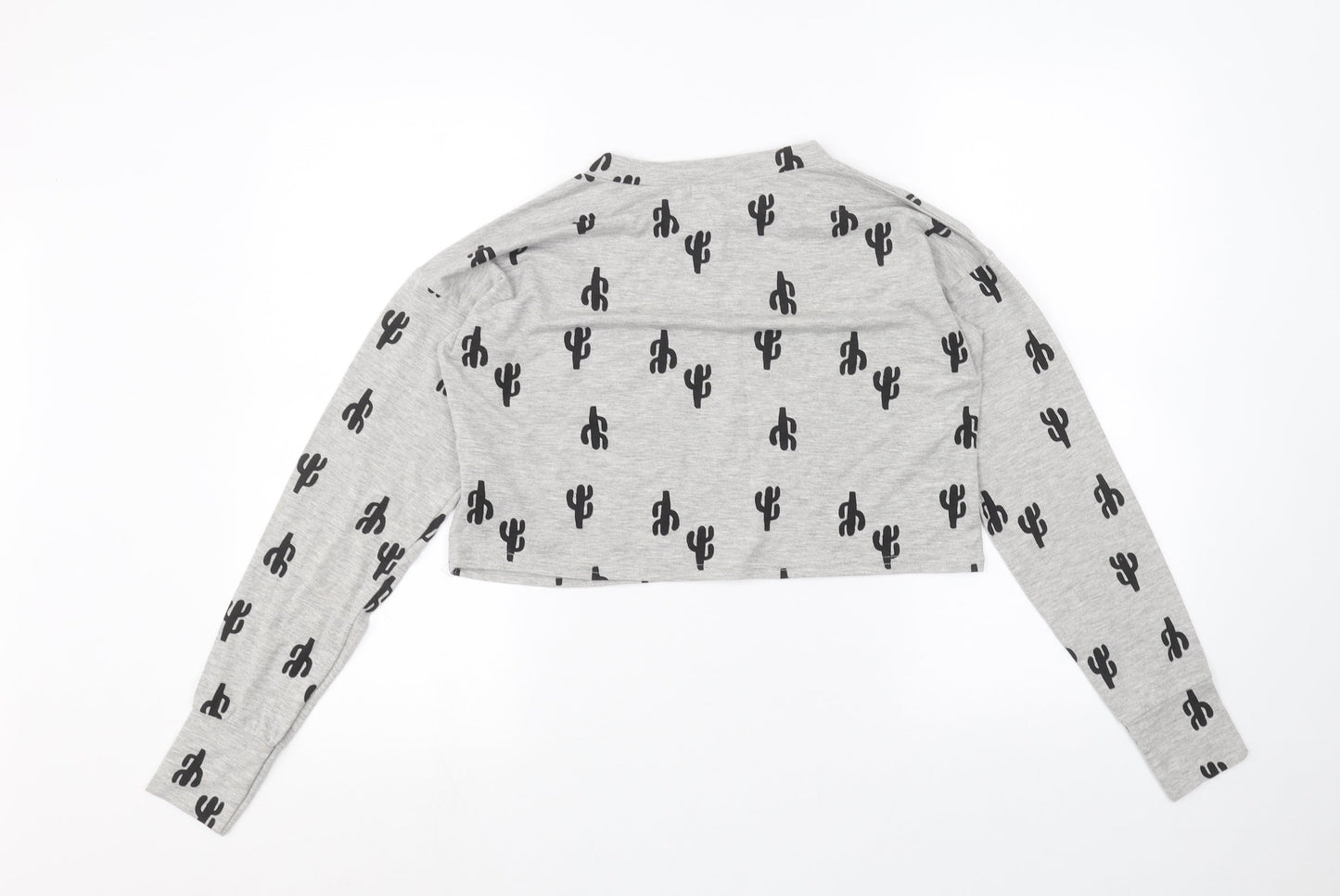 Boohoo Womens Grey   Basic T-Shirt Size S