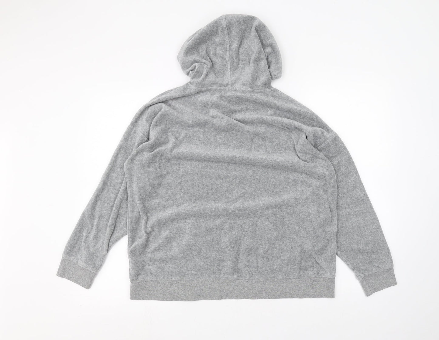 Papaya Womens Grey   Pullover Hoodie Size L