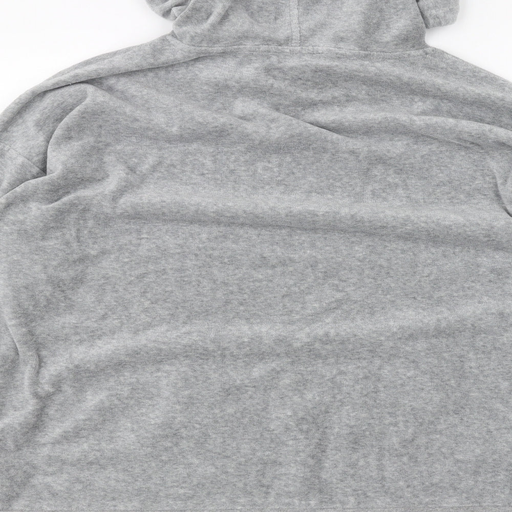 Papaya Womens Grey   Pullover Hoodie Size L