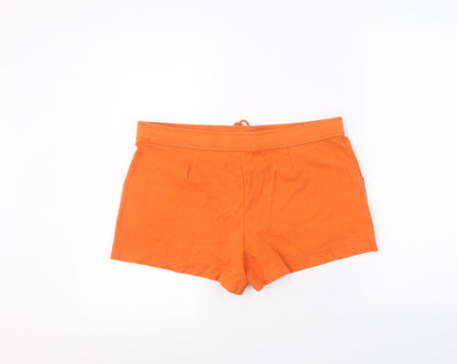 Express Womens Orange   Sweat Shorts Size L