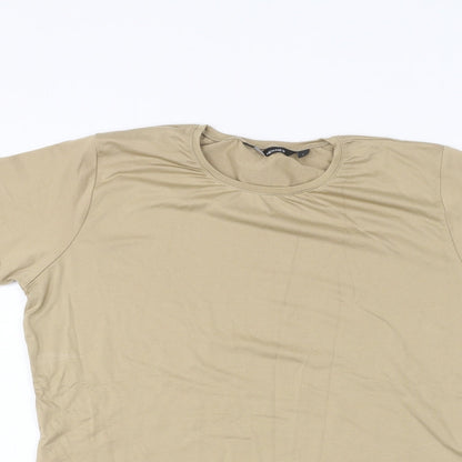 Hennes Womens Beige   Basic T-Shirt Size L