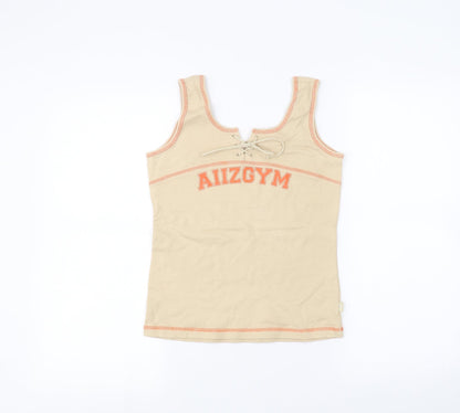 AZ collection Womens Beige   Basic Tank Size L