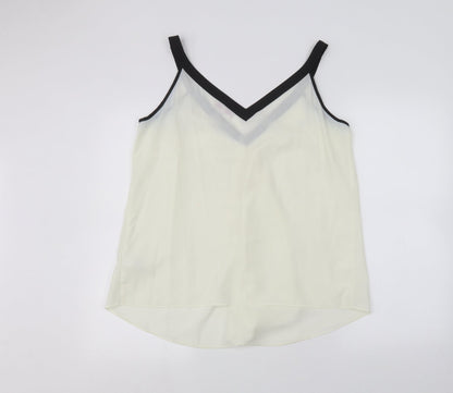Womens UK Size 16 Per Una White Basic Blouse