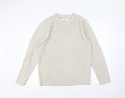Astradivarius Mens Beige   Pullover Jumper Size S