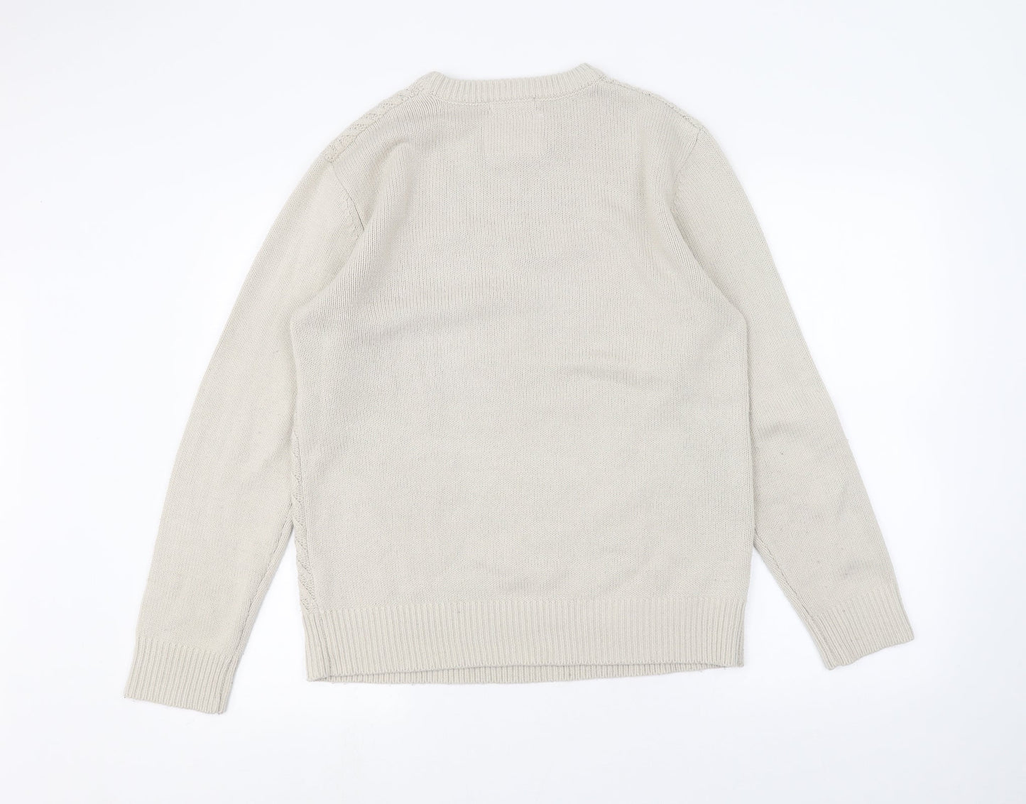 Astradivarius Mens Beige   Pullover Jumper Size S