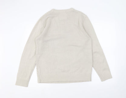 Astradivarius Mens Beige   Pullover Jumper Size S