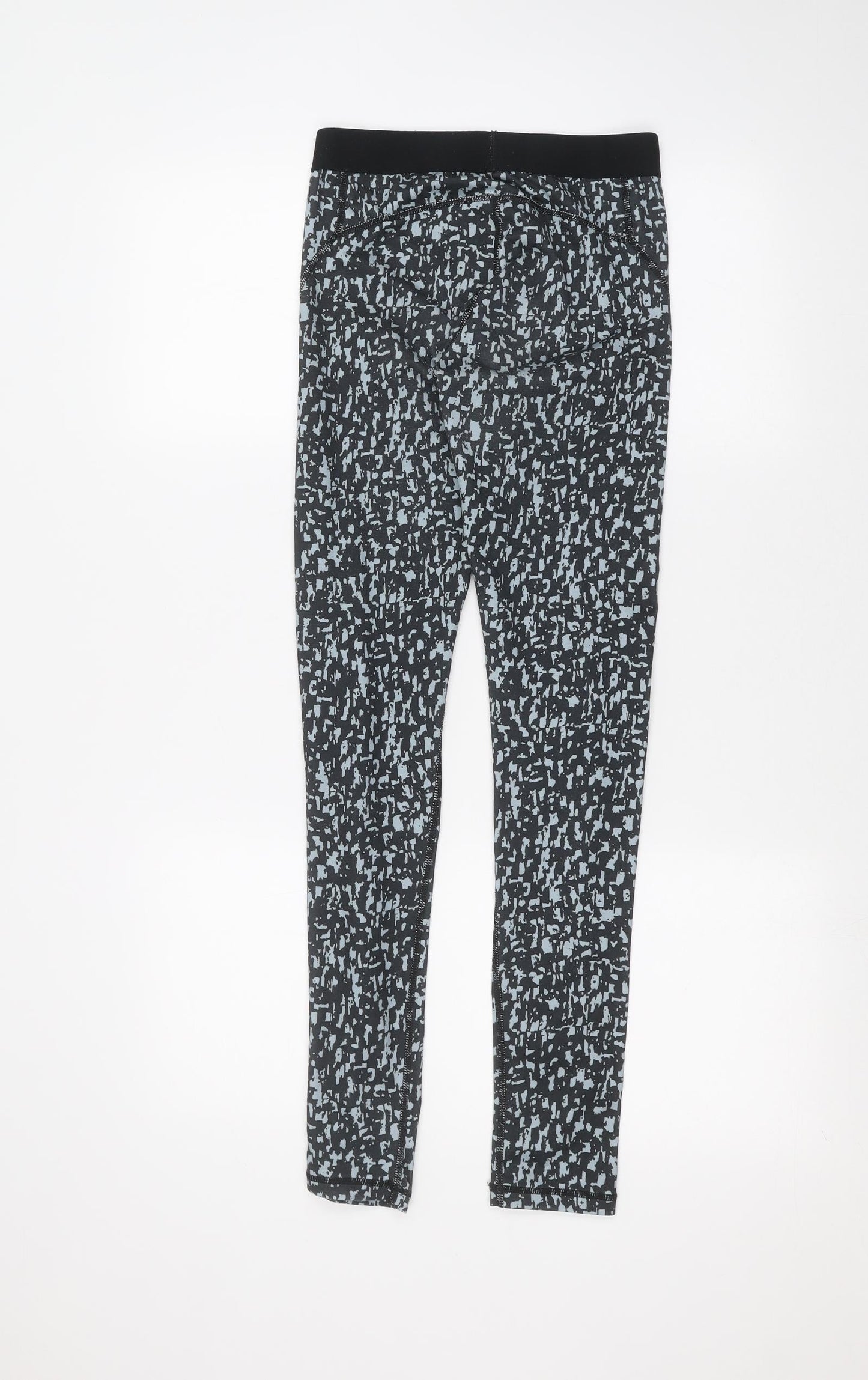 Womens UK Size XS Preworn  Jogger Black Leggings
