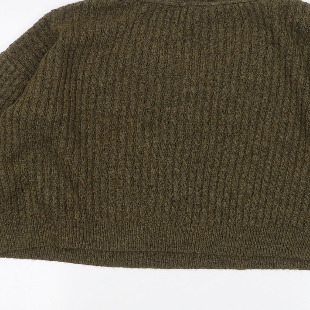 Womens UK Size S New Look Green Pullover Jumper