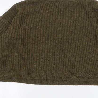 Womens UK Size S New Look Green Pullover Jumper