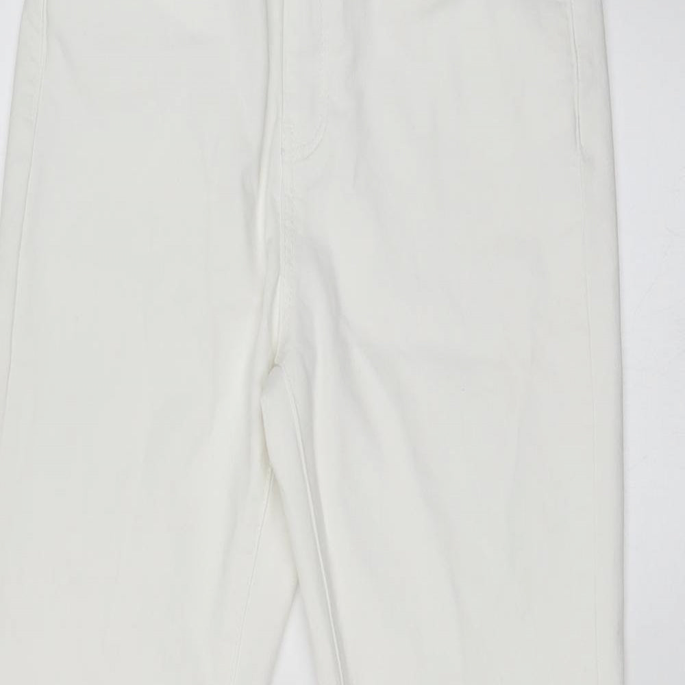 DENIM CO Womens White   Skinny Jeans Size 12 L25 in