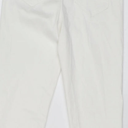 DENIM CO Womens White   Skinny Jeans Size 12 L25 in
