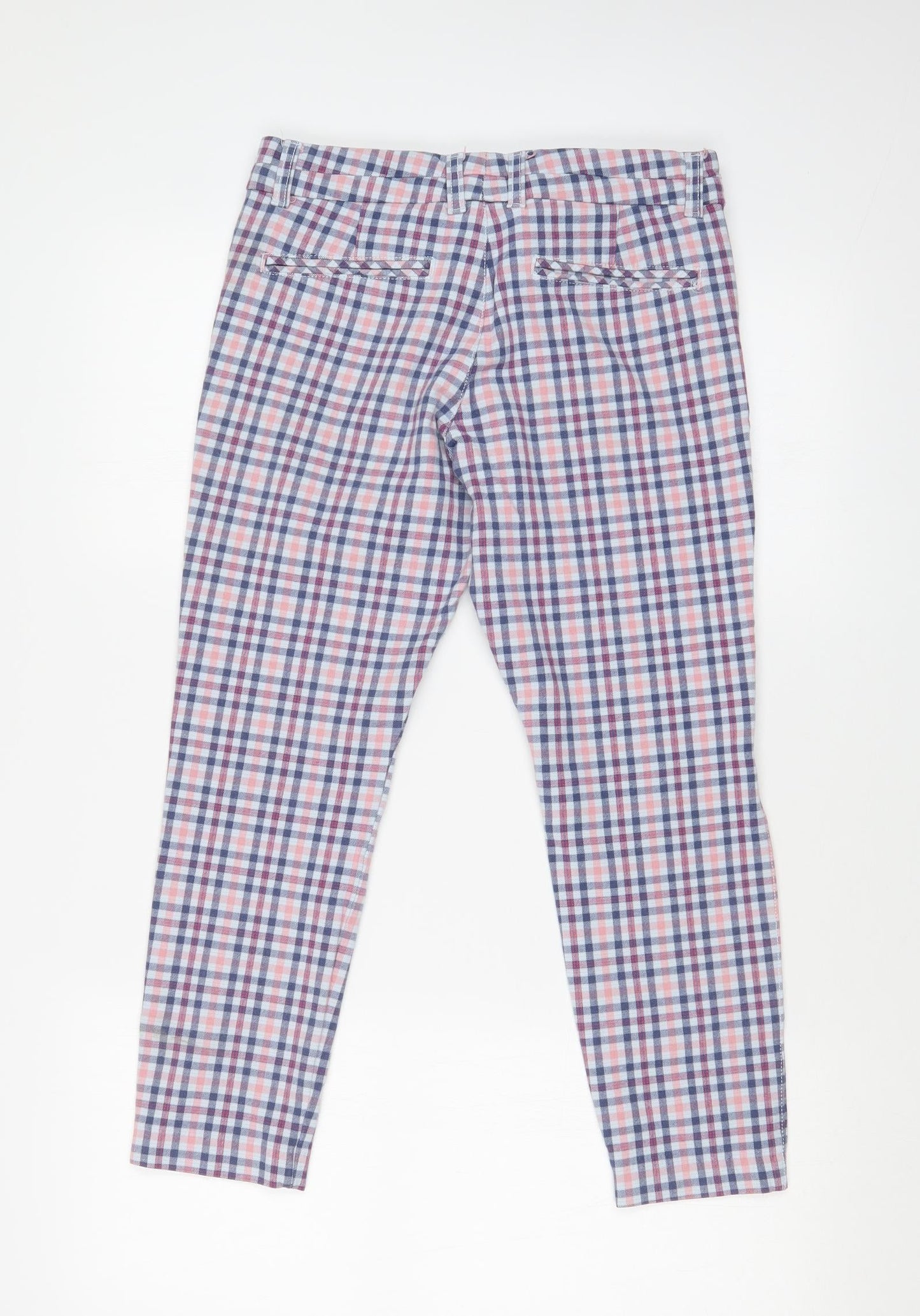Gap Womens Multicoloured Check  Skinny Jeans Size 28 in L23 in