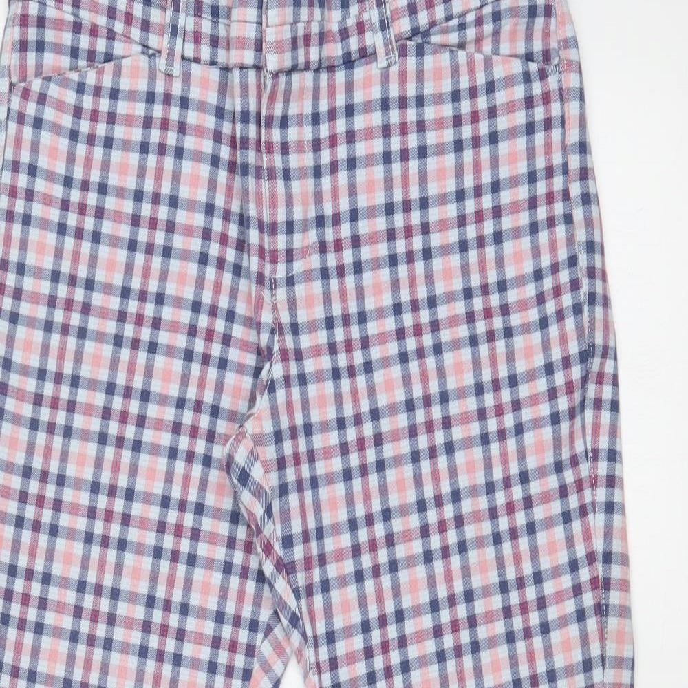 Gap Womens Multicoloured Check  Skinny Jeans Size 28 in L23 in
