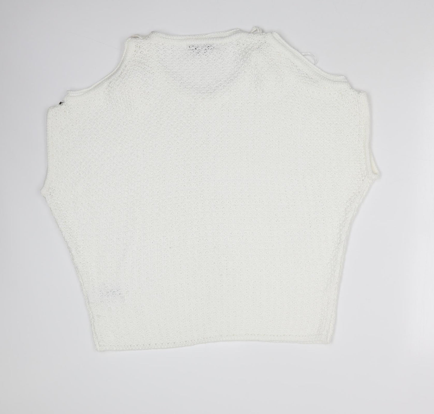 Womens UK Size S NEXT White Basic T-Shirt