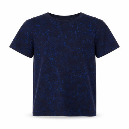 Primark Boys Blue Spotted  Basic T-Shirt Size 7-8 Years