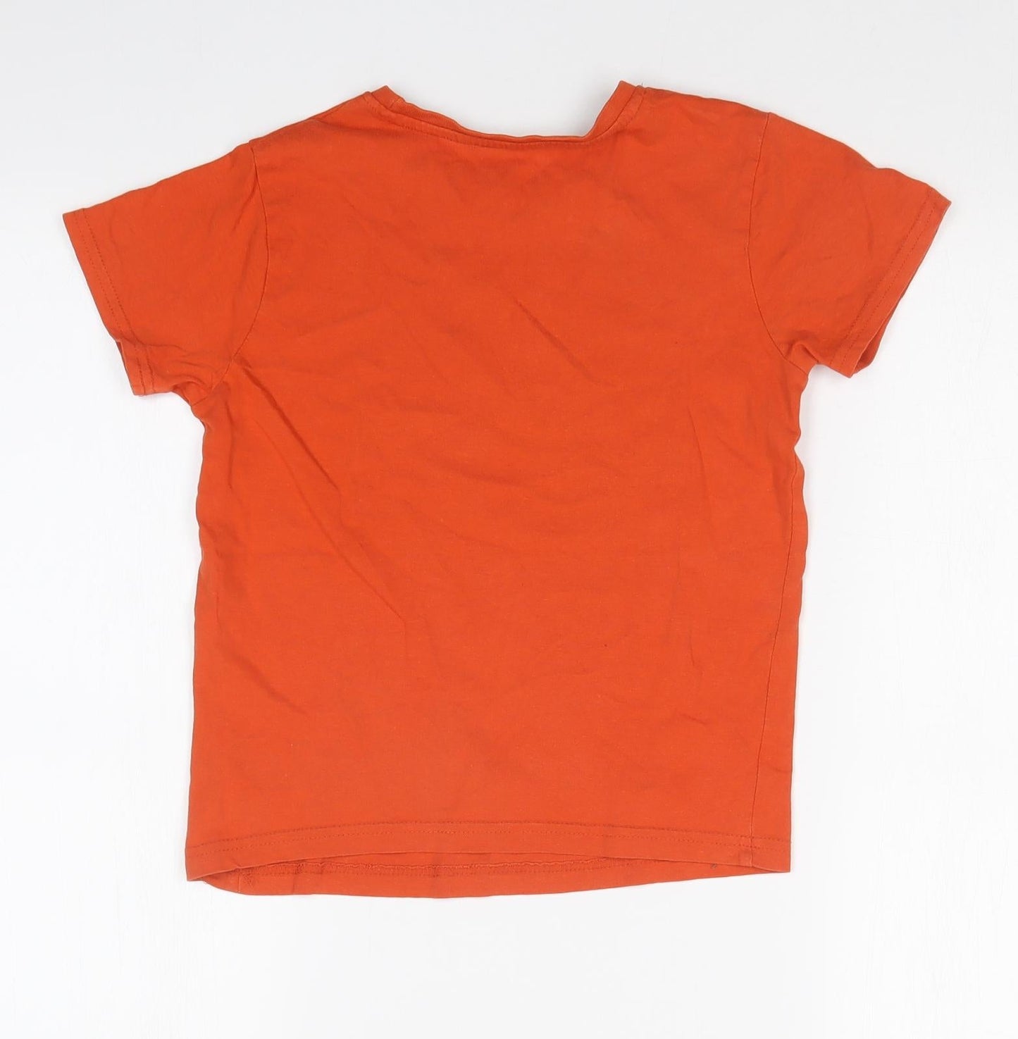 Primark Boys Orange   Basic T-Shirt Size 7-8 Years