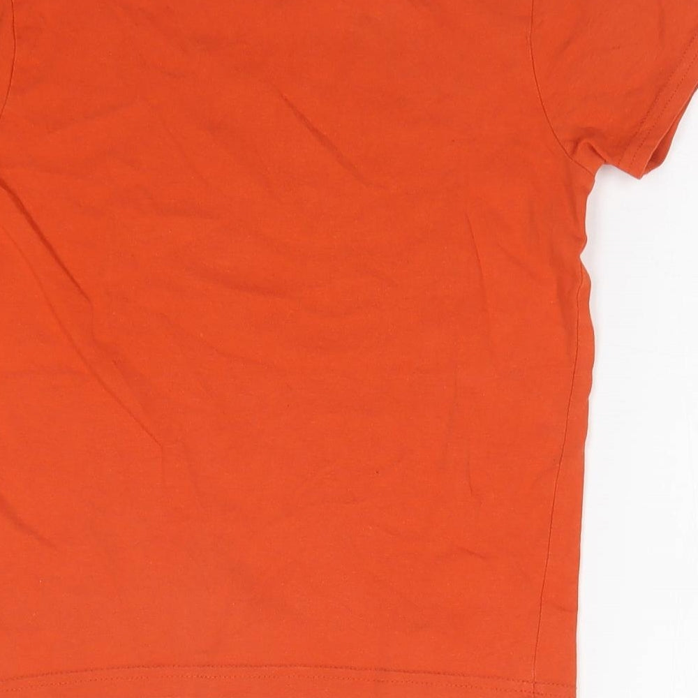 Primark Boys Orange   Basic T-Shirt Size 7-8 Years