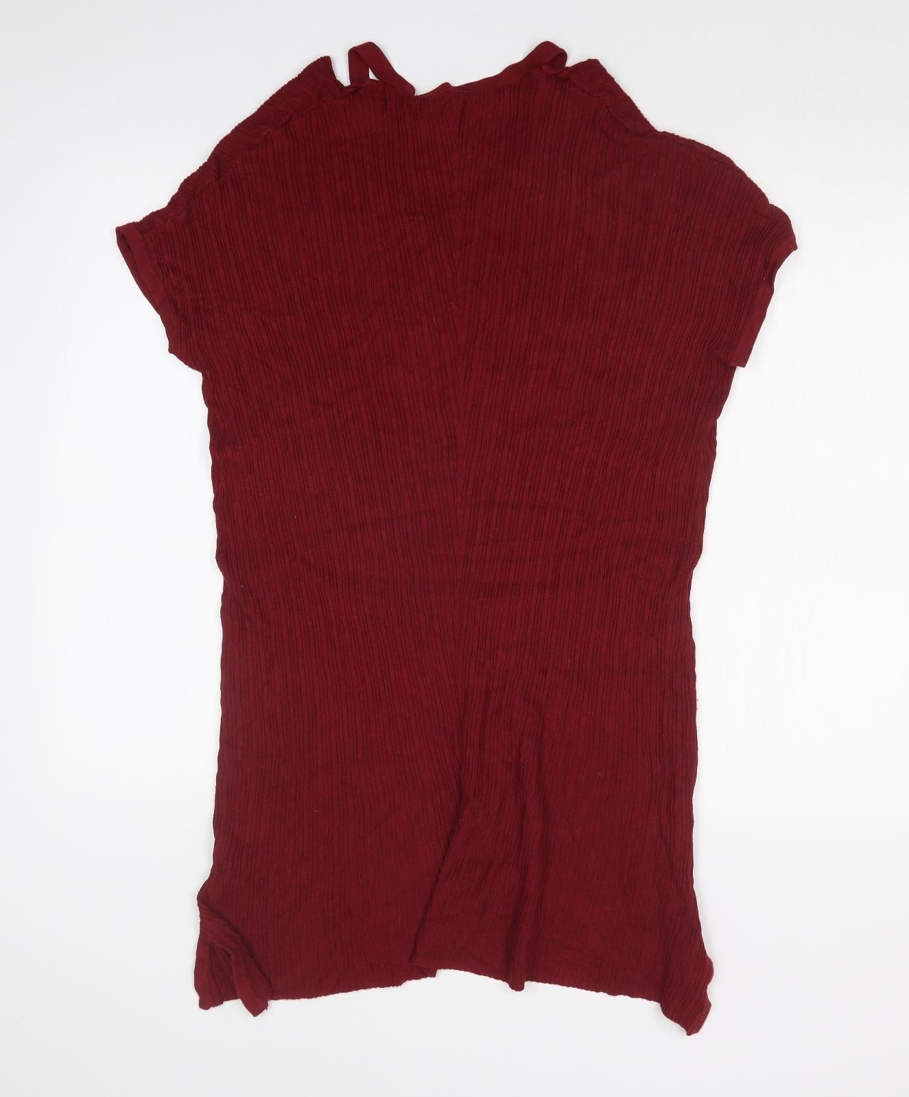 Womens UK Size 14 Select Red Basic T-Shirt
