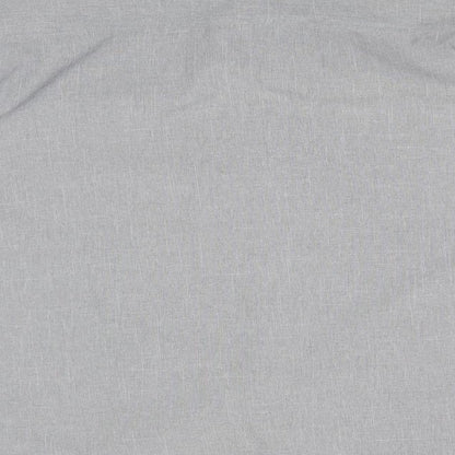 Mens UK Size  JOHN MILNER Grey  Button-Up Long Sleeve Casual Shirt
