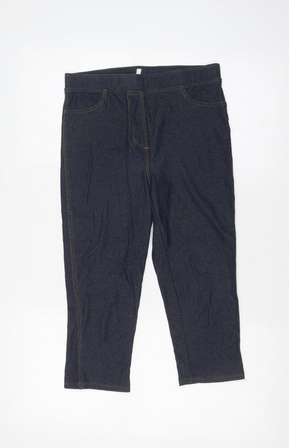 Womens UK Size 10 Papaya  Jegging Blue Leggings