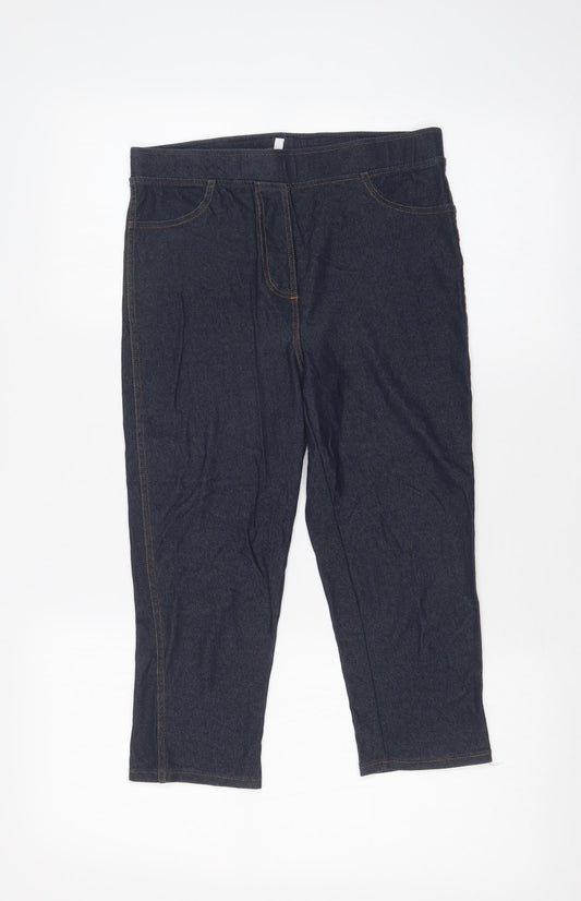 Womens UK Size 10 Papaya  Jegging Blue Leggings