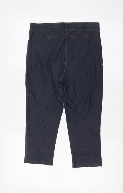 Womens UK Size 10 Papaya  Jegging Blue Leggings
