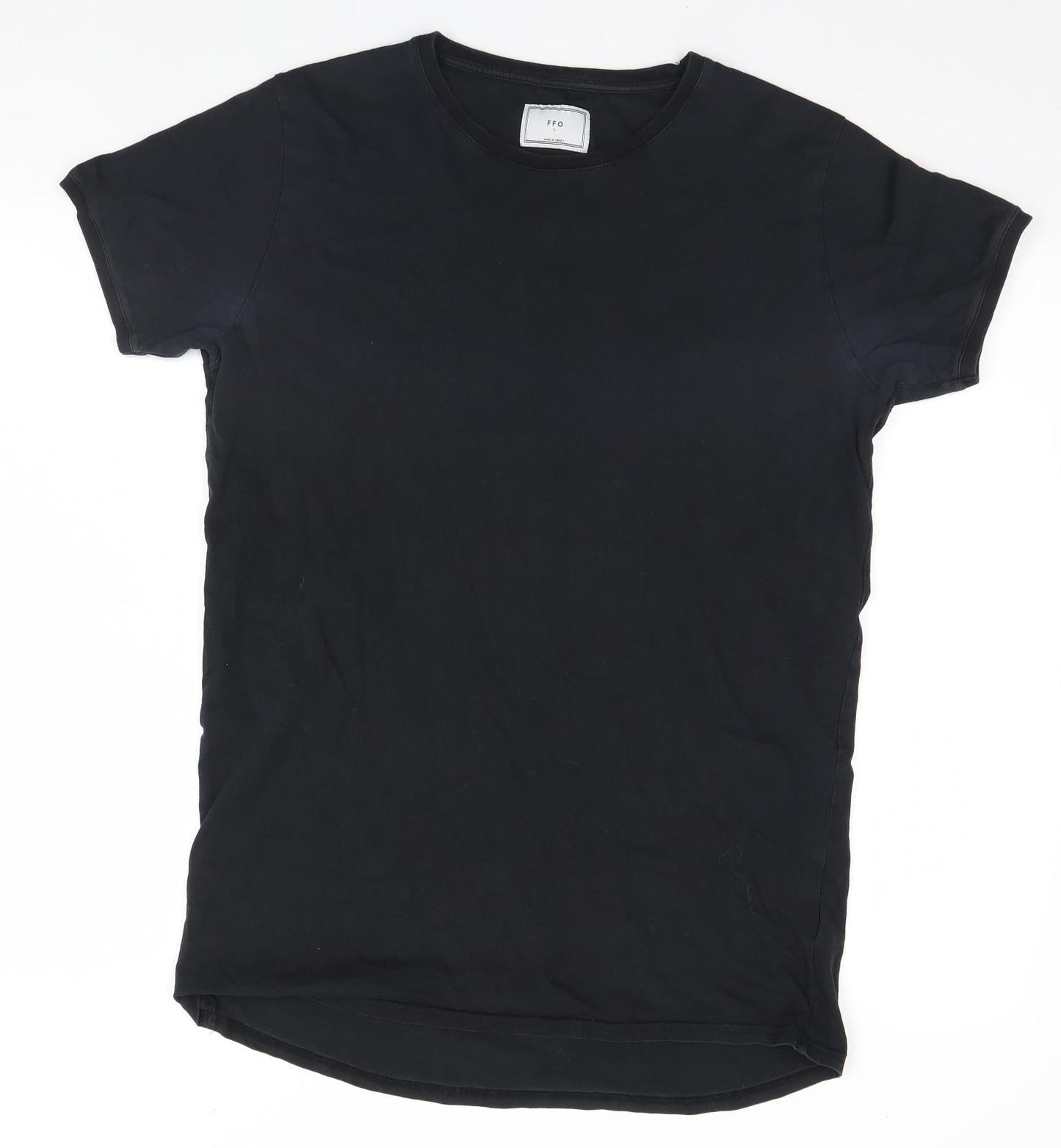 Preworn Mens Black    T-Shirt Size L