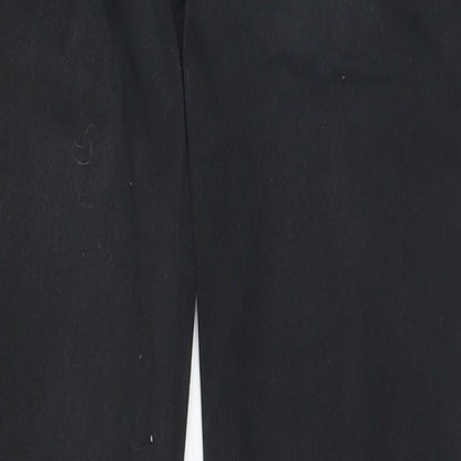 Denim & Co. Womens Black   Straight Jeans Size S L28 in