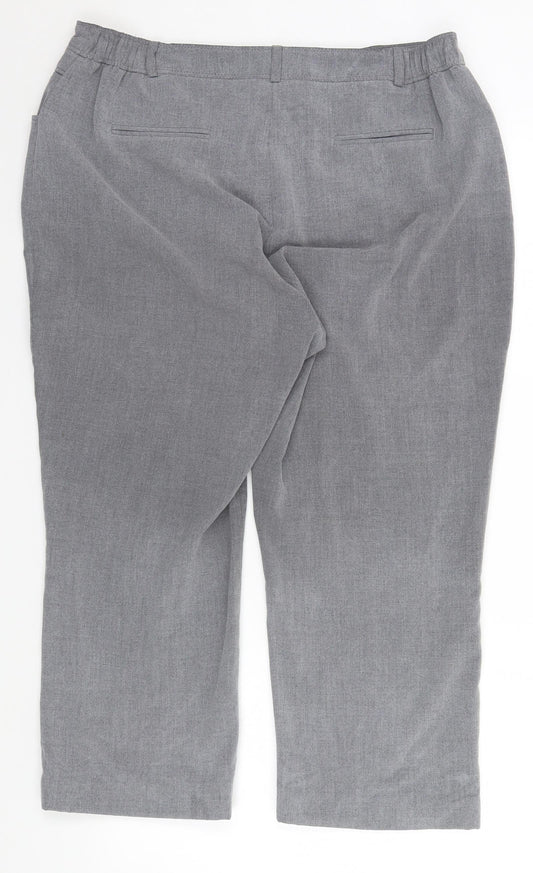 Capsule  Womens Grey   Trousers  Size 16 L23 in