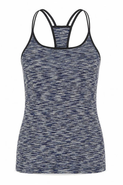 Preworn Womens Blue Striped  Basic Tank Size 12