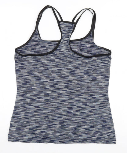 Preworn Womens Blue Striped  Basic Tank Size 12