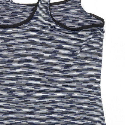 Preworn Womens Blue Striped  Basic Tank Size 12