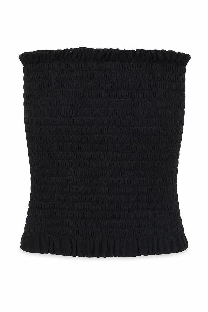 Womens UK Size 6 Boohoo Black Basic Tank