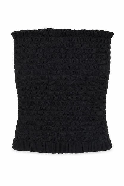 Womens UK Size 6 Boohoo Black Basic Tank