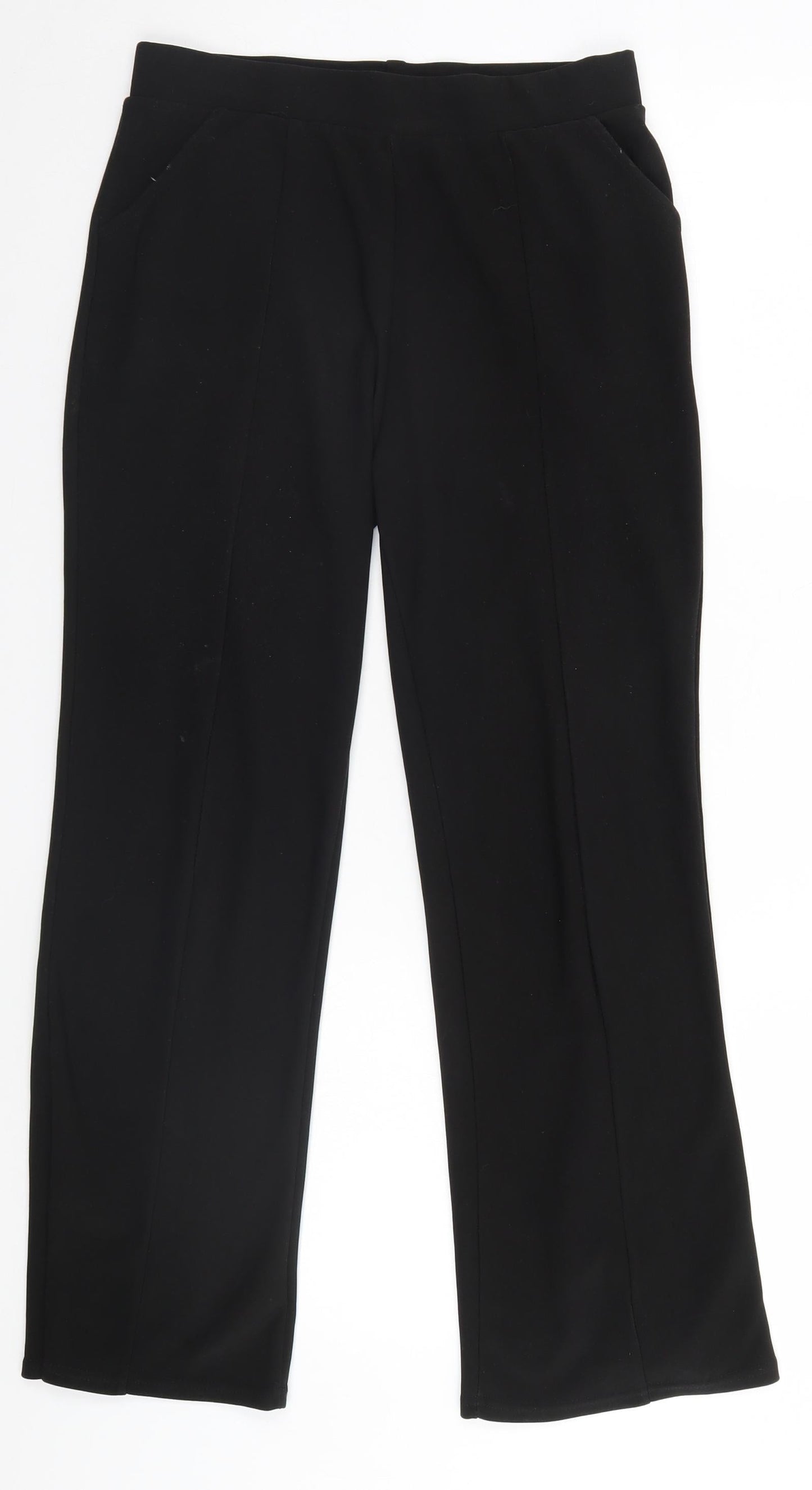 Womens UK Size 8 Preworn Regular Fit Jegging Black Trousers
