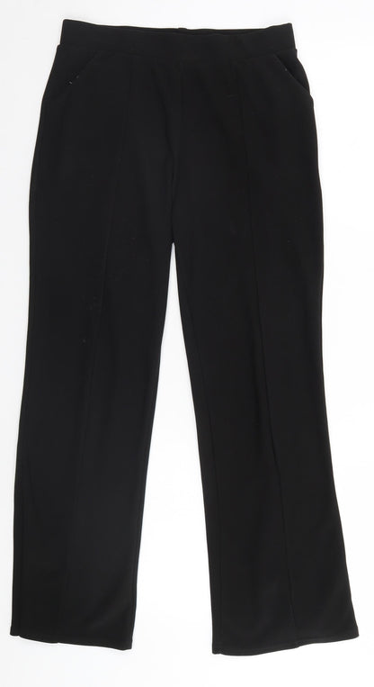 Womens UK Size 8 Preworn Regular Fit Jegging Black Trousers