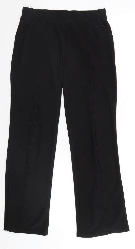Womens UK Size 8 Preworn Regular Fit Jegging Black Trousers
