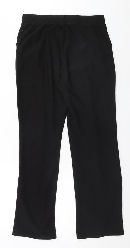 Womens UK Size 8 Preworn Regular Fit Jegging Black Trousers