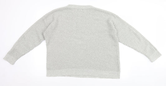 New Look Mens Grey   Pullover Jumper Size M