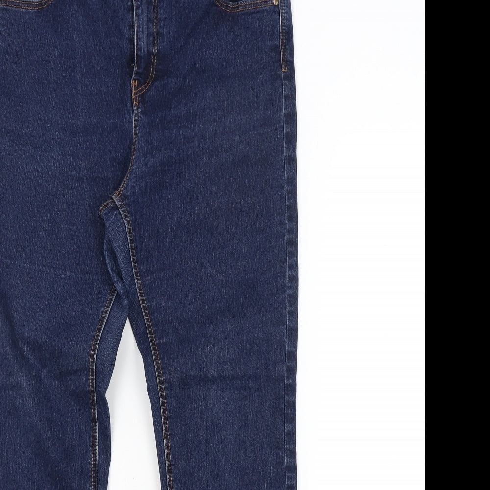 George Womens Blue   Straight Jeans Size 14 L26 in
