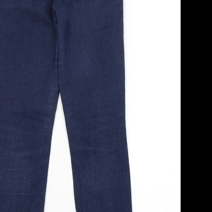 George Womens Blue   Straight Jeans Size 14 L26 in