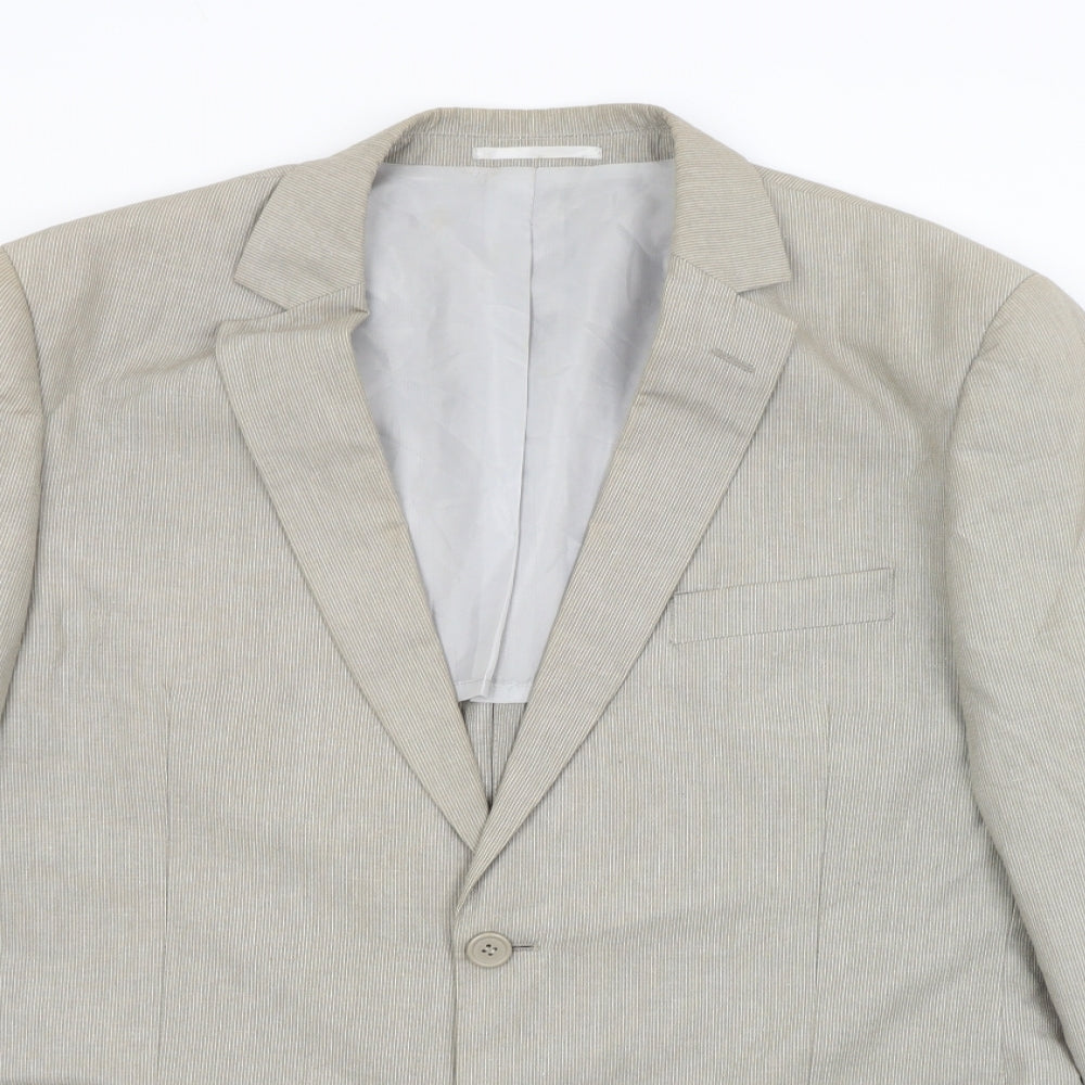 Mens UK Size  Preworn Grey Jacket