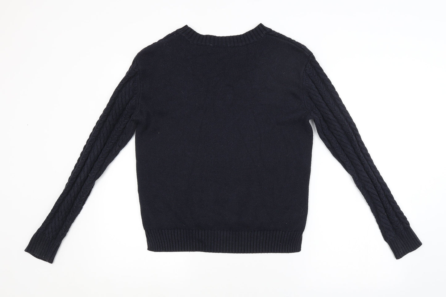Womens UK Size XS H&M Blue Pullover Jumper