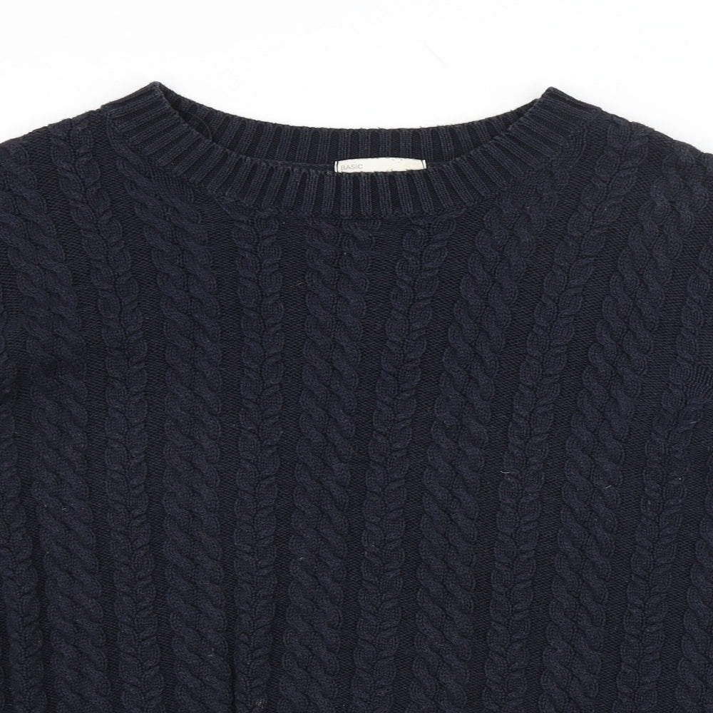 Womens UK Size XS H&M Blue Pullover Jumper
