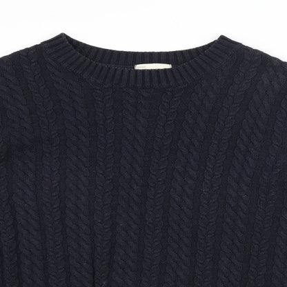 Womens UK Size XS H&M Blue Pullover Jumper